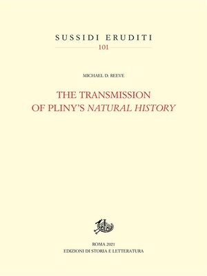 cover image of The Transmission of Pliny's Natural History